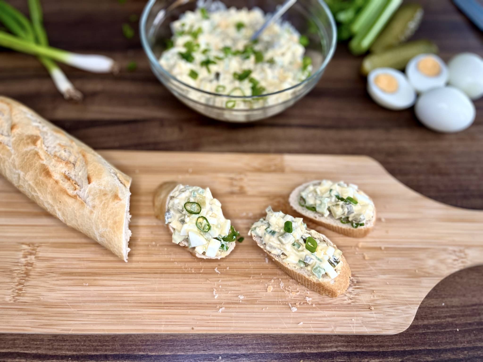 Egg Mayo with Gherkins Sandwich Filling