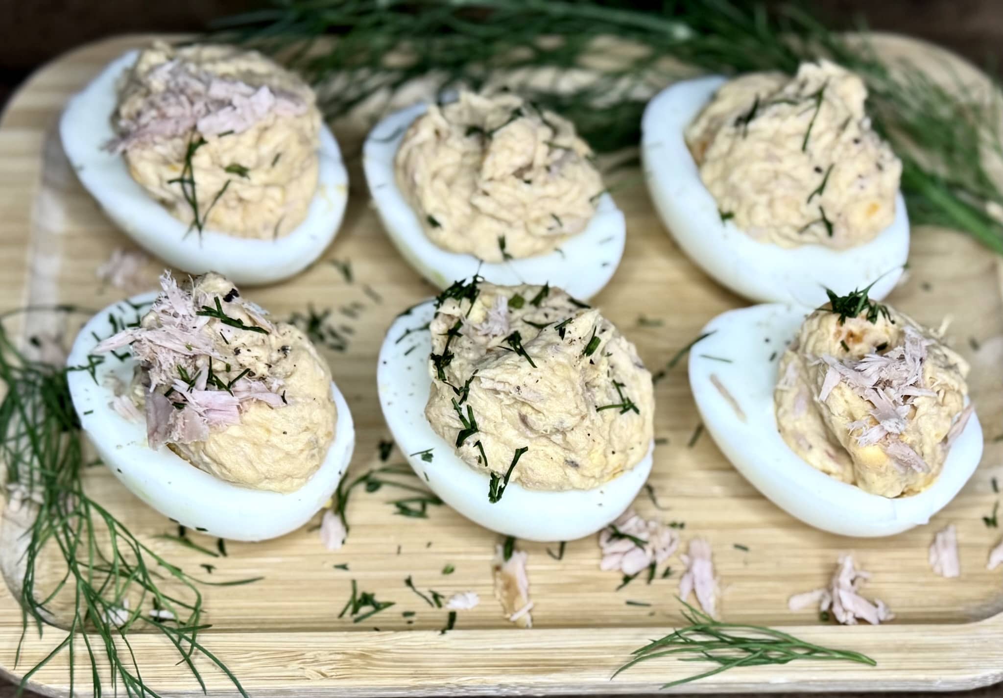 Tuna Devilled Eggs